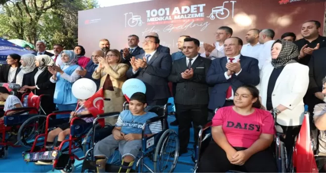 Gaziantep Büyükşehir’den engellilere 1001 destek!
