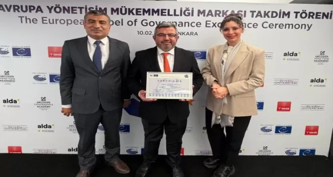 Gaziantep’e Avrupa’dan yönetişim ödülü