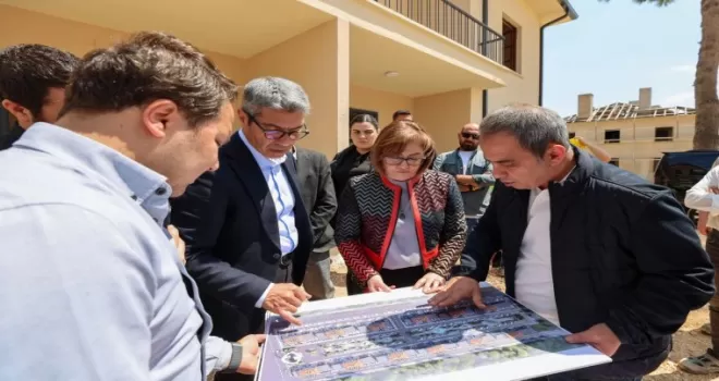 Gaziantep’te TCDD lojmanlarının restorasyonuna yakın mercek