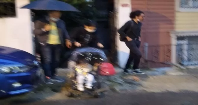 Gaziosmanpaşa’da toprak kayması 5 katlı bina boşaltıldı
