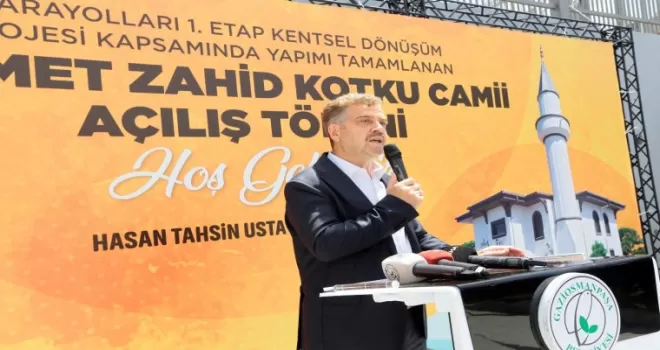 Gaziosmanpaşa kentsel dönüşümle bir camiye daha kavuştu

