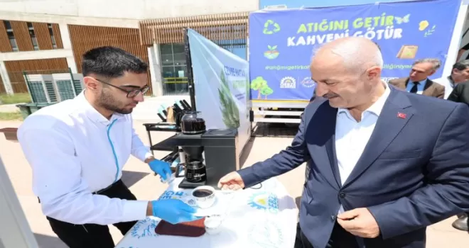Gebze’de ’atığını getir, kahveni götür’