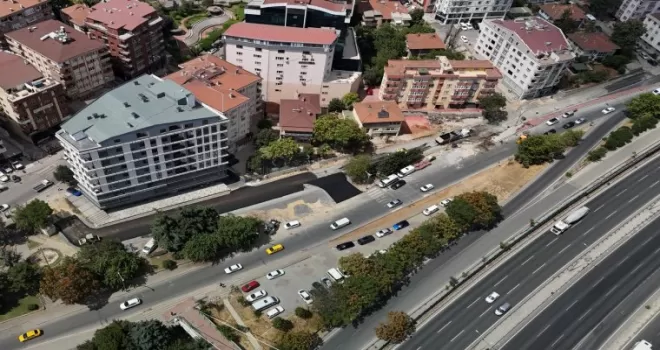 Gebze’de bağlantı yolları açılmaya devam ediyor