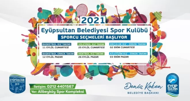 Geleceğin sporcuları Eyüpsultan’da yetişecek
