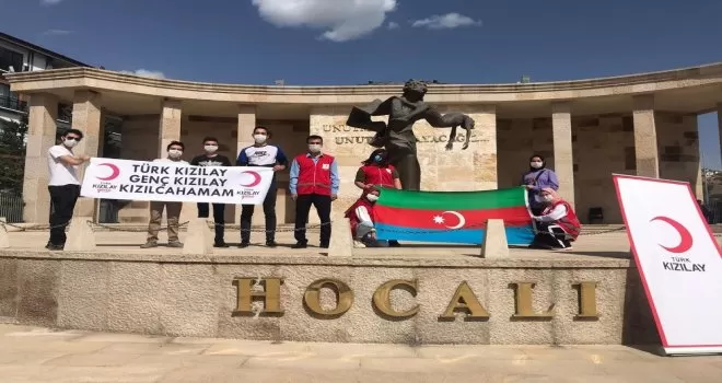 Genç Kızılay’dan Azerbaycan’a destek mesajı
