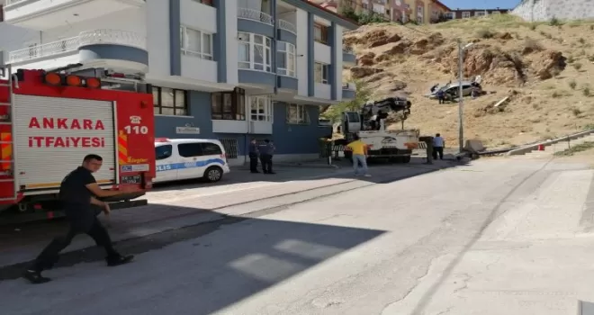 Geri gelirken uçurumdan düşen araçta 1 kişi öldü, 1 kişi ağır yaralandı
