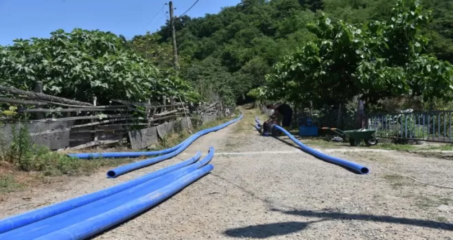 Giresun Belediyesi’nden içme suyu çalışması
