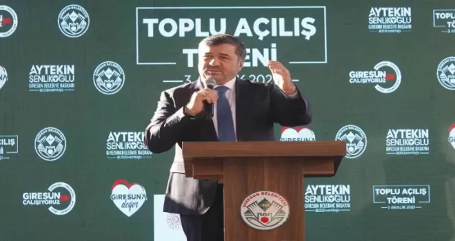 Giresun Belediyesi’nden toplu açılış

