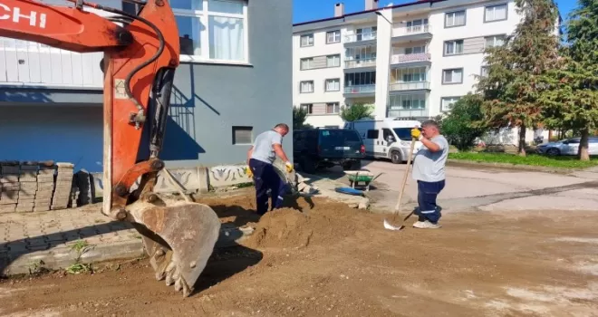 Giresun’da altyapı ve üstyapı çalışmaları sürüyor