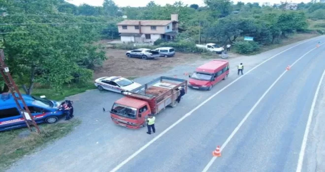 Giresun’da drone destekli trafik denetimi gerçekleştirildi
