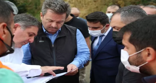 Giresun’da geçtiğimiz yıl yaşanan sel afetinin izleri silinmeye çalışılıyor
