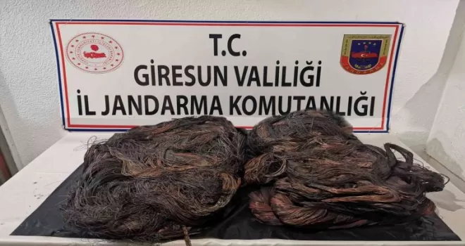 Giresun’da kablo hırsızlığından 2 kişi tutuklandı
