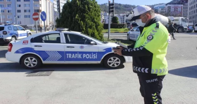 Giresun’da kural ihlali yapan araçlar drone tarafından görüntülendi
