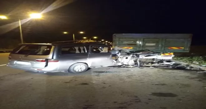 Giresun’da trafik kazası: 1 ölü, 1 yaralı
