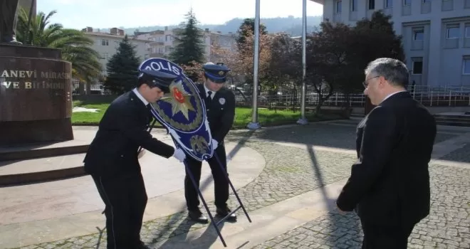 Giresun’da Türk Polis Teşkilatı’nın kuruluş yıl dönümü sade bir törenle kutlandı
