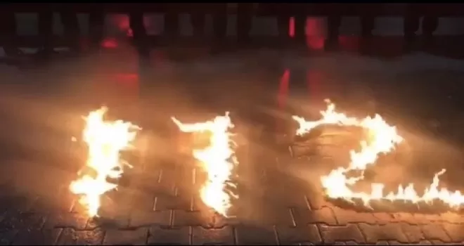 Giresun itfaiyesinden sağlık çalışanlarına destek
