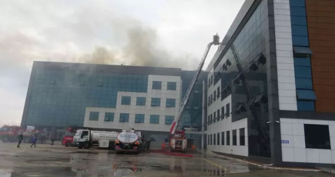 Giresun Üniversitesinde  korkutan yangın
