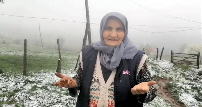 Giresun yaylalarında Mayıs’ta kar sürprizi