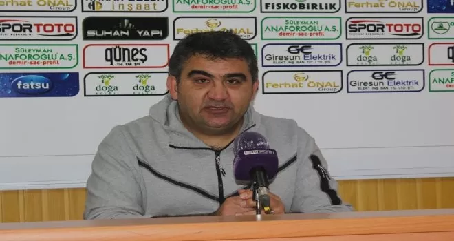 Giresunspor - Adana Demirspor maçının ardından
