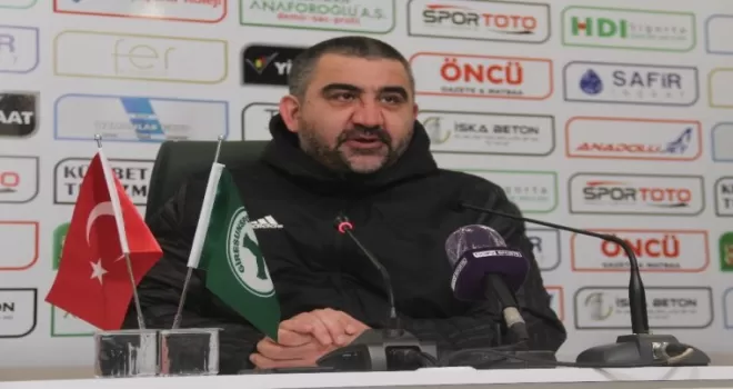 Giresunspor - Ankaraspor maçının ardından
