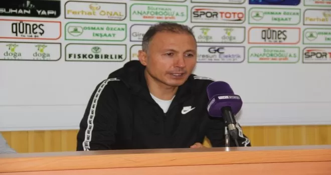 Giresunspor - Boluspor maçının ardından
