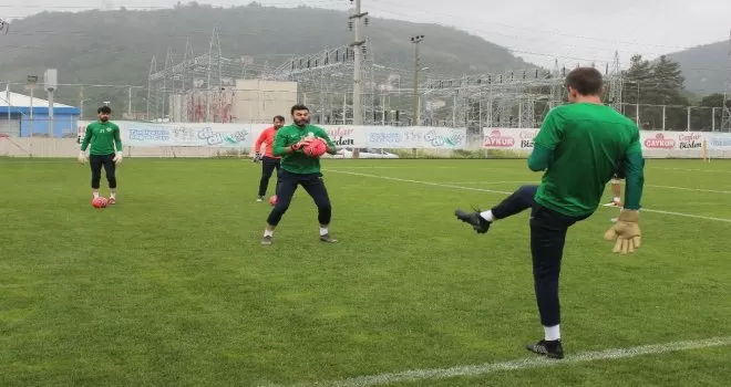 Giresunspor’da çalışmalar hız kesmeden devam ediyor
