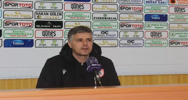 Giresunspor - Samsunspor maçının ardından

