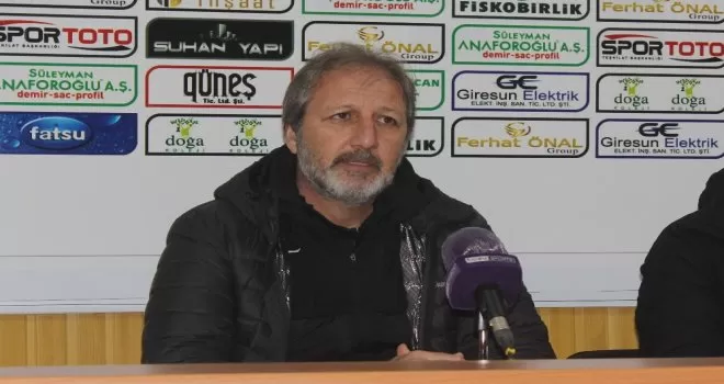 Giresunspor - Tuzlaspor maçının ardından

