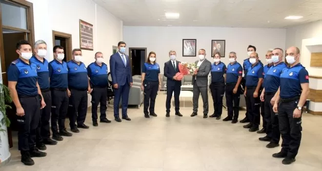 Gölbaşı Belediye Başkanı Ramazan Şimşek Zabıta Haftasını kutladı
