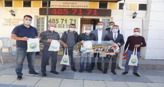 Gölbaşı Belediye Başkanı Şimşek’ten taksicilere siperlik
