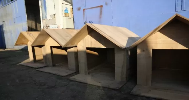 Gölbaşı Belediyesi atıklardan sokak kulübesi üretti
