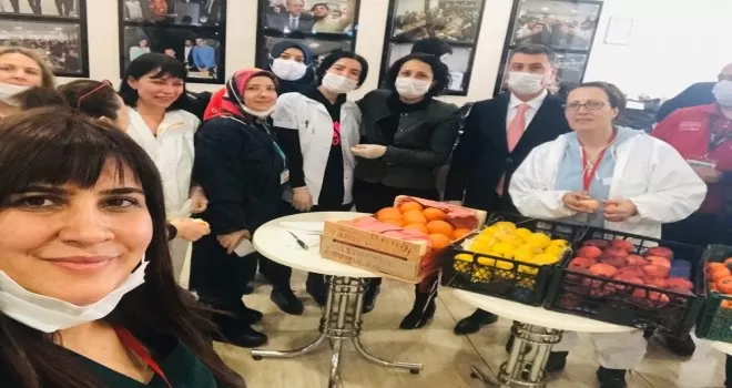 Gölbaşı Belediyesi sağlık çalışanlarını unutmadı
