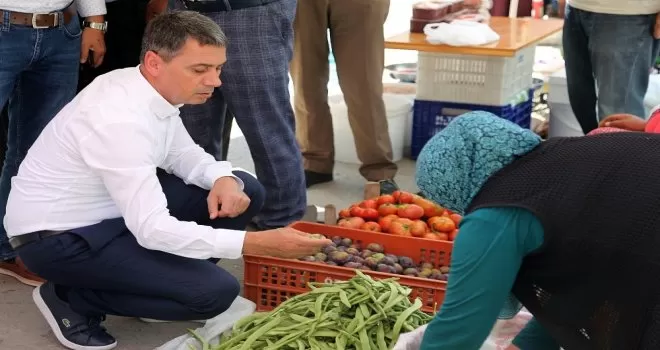 Gölbaşı’nda üreticiden tüketiciye köprü “Köylü Pazarı”
