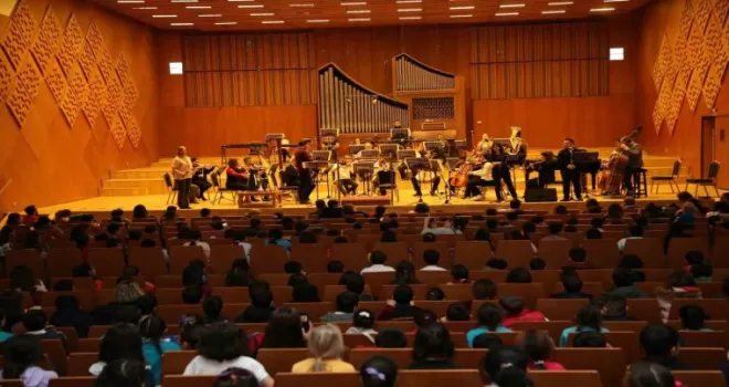 Gölbaşılı 350 çocuk “Dore Mimi“ konserine katıldı
