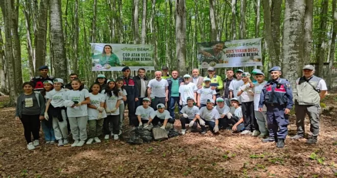 Gölcüklü miniklerden ’ormanlar benim’ bilinci