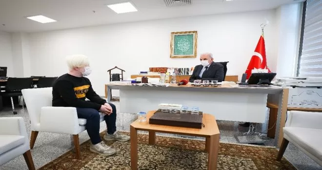 Görme engelli gencin hayali Ümraniye’de gerçekleşti
