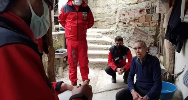 Görme engelli kayıp şahıs sabaha karşı evine döndü
