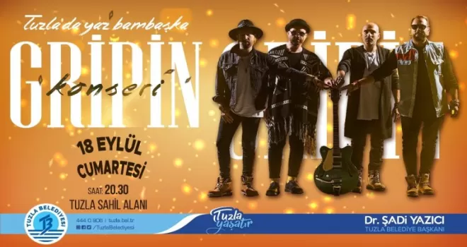 Gripin, sevilen şarkılarını Tuzla’da seslendirecek
