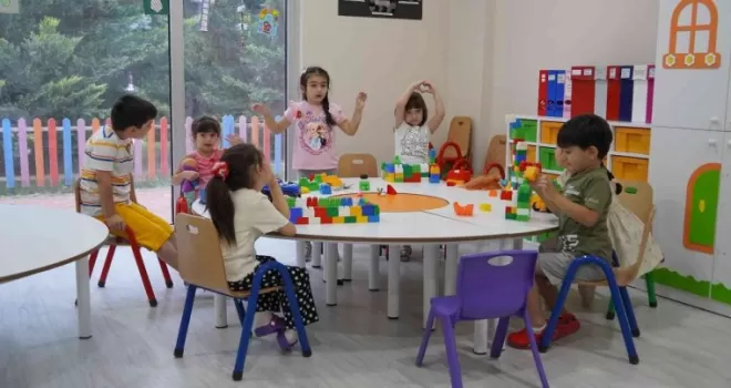 Gül Kreş Adası’nda minikler eğitime başladı
