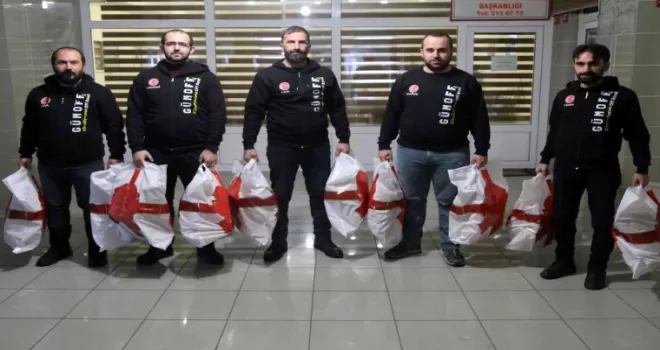 GÜMOFF’tan 60 öğrenciye mont ve bot
