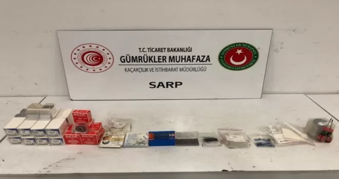 Gümrük kaçağı 144 bin lira değerinde dişçilikte kullanılan malzeme ele geçirildi
