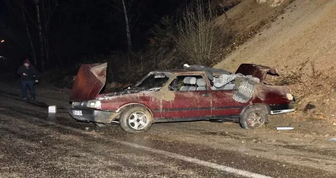 Gümüşhane’de bir garip kaza
