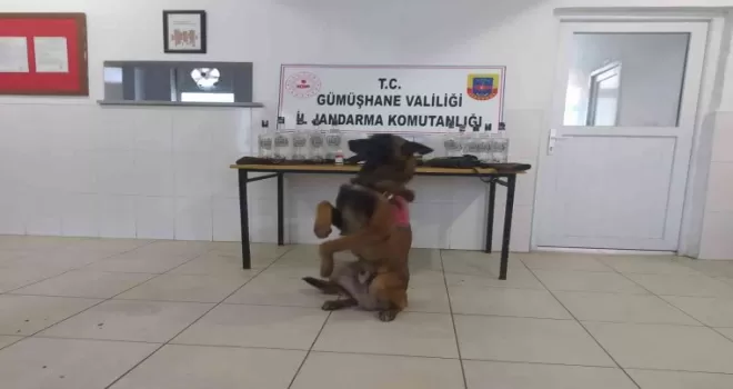 Gümüşhane’de kaçak alkol operasyonu