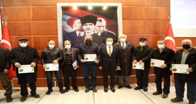 Gümüşhane’de muhtarlar sertifikalarını aldı

