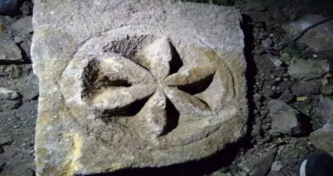 ‘Güneş Tapınağı’ kaçak kazıda ortaya çıktı
