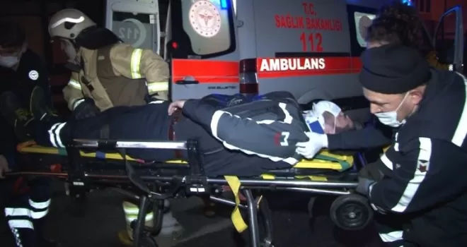 Güngören tramvay yolunda trafik kazası: 1’i ağır 5 yaralı
