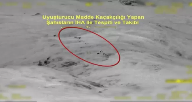 Hakkari’de JİHA destekli operasyonda 253 kilo esrar ele geçirildi