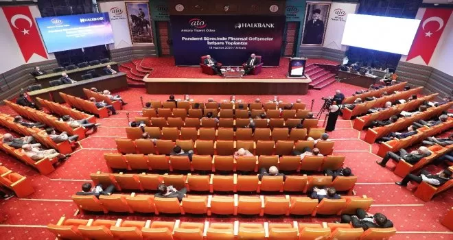 Halkbank Genel Müdürü Arslan, ATO üyeleri ile buluştu
