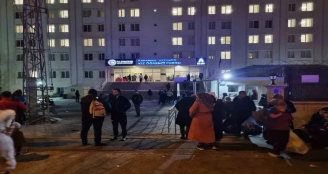 Hatay’da yaşanan deprem Karaman’da da hissedildi
