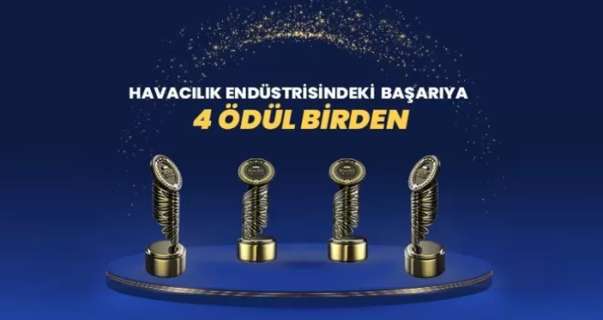 Havacılık endüstrisindeki başarıya 4 ödül birden
